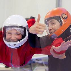 14 мин. полета в будни или 10 мин. в выходные в аэротрубе (1 чел.)