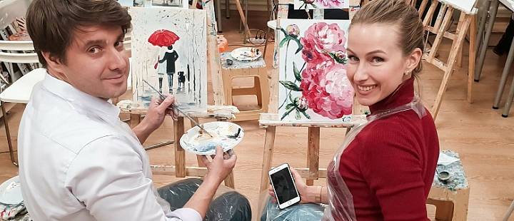 Свидание в арт-студии CANVAS