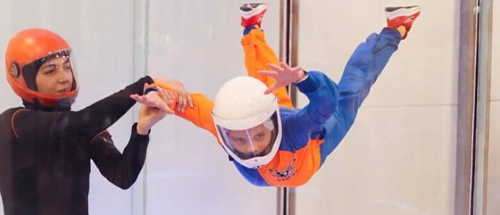 Полеты в аэротрубе Ай-Флай