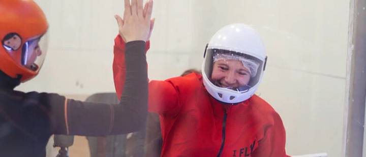 Полеты в аэротрубе Ай-Флай