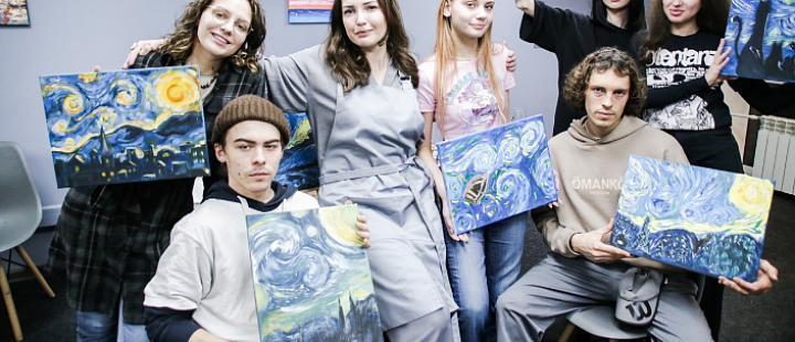 Арт-вечеринка в Москве