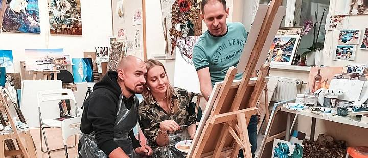 Свидание в арт-студии CANVAS