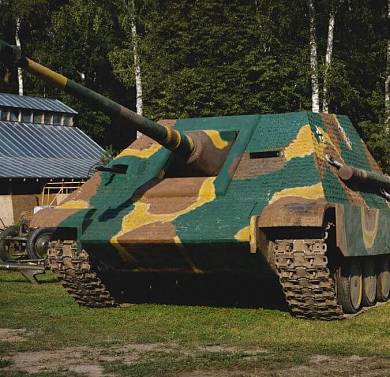 Катание и вождение танка САУ Jagdpanther 