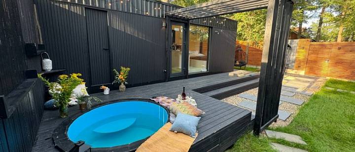 Загородный отдых в домиках для двоих 